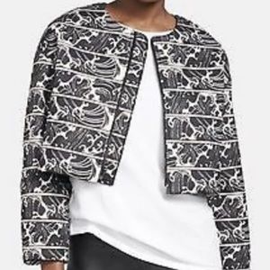 ELIZABETH AND JAMES Astor Print Scuba Jacket